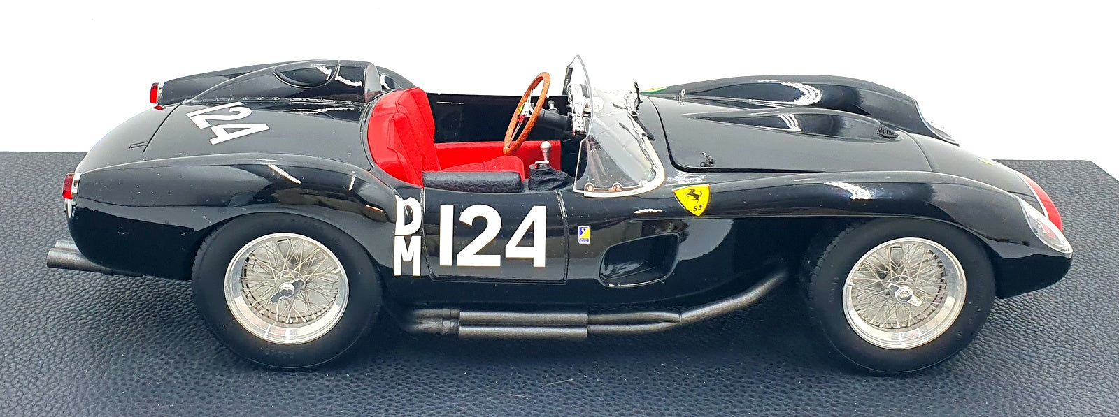 GP Replicas 1/12 Scale Resin GP12-08C - Ferrari 250 Testa Rossa #124 - Black