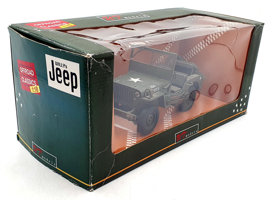 UT Models 1/18 Scale Diecast 180 149002 - Willy's Jeep Green