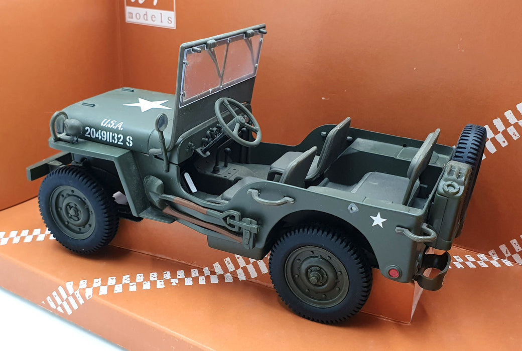 UT Models 1/18 Scale Diecast 180 149002 - Willy's Jeep Green