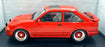 Model Car Group 1/18 Scale Diecast MCG18273 - Ford Escort RS Turbo - Red