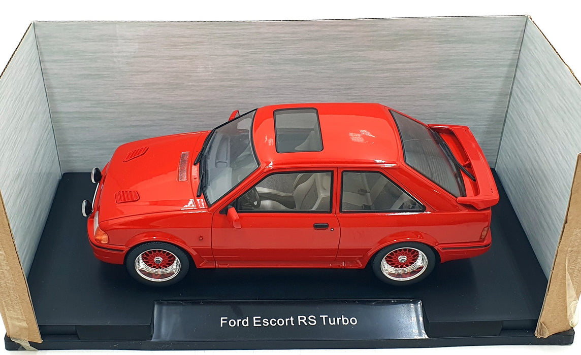 Model Car Group 1/18 Scale Diecast MCG18273 - Ford Escort RS Turbo - Red