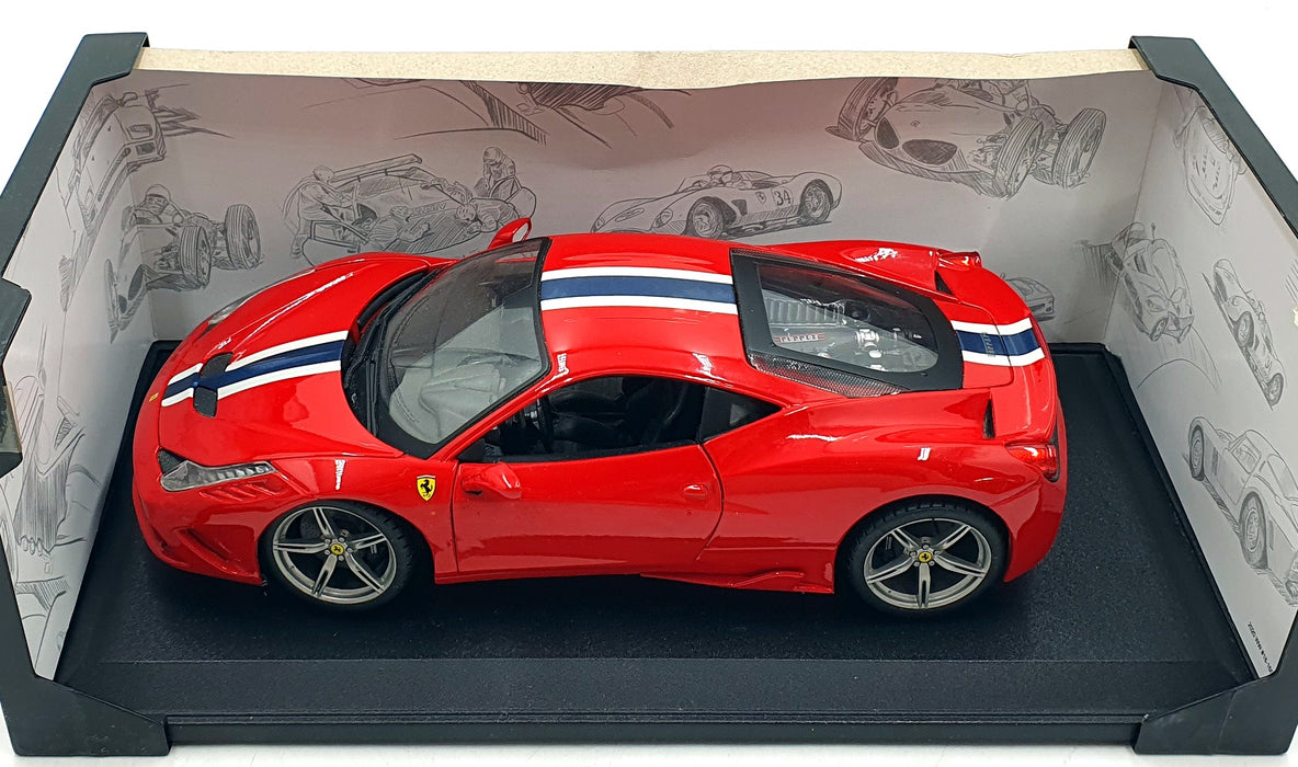 Burago 1/18 Scale Diecast 18-16002 - Ferrari 458 Speciale - Red