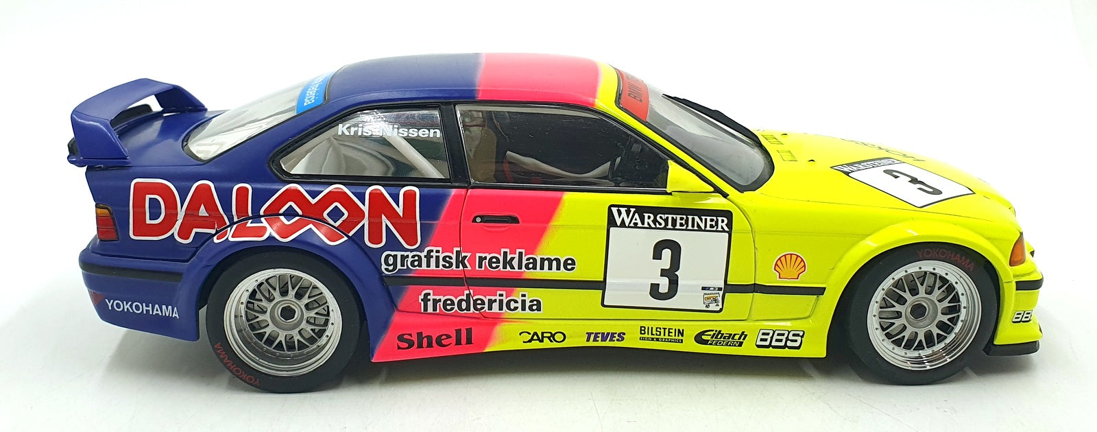 UT Models 1/18 Scale Diecast 80 43 9 418 133 - BMW M3 GTR ADAC 1993 K.Nissen