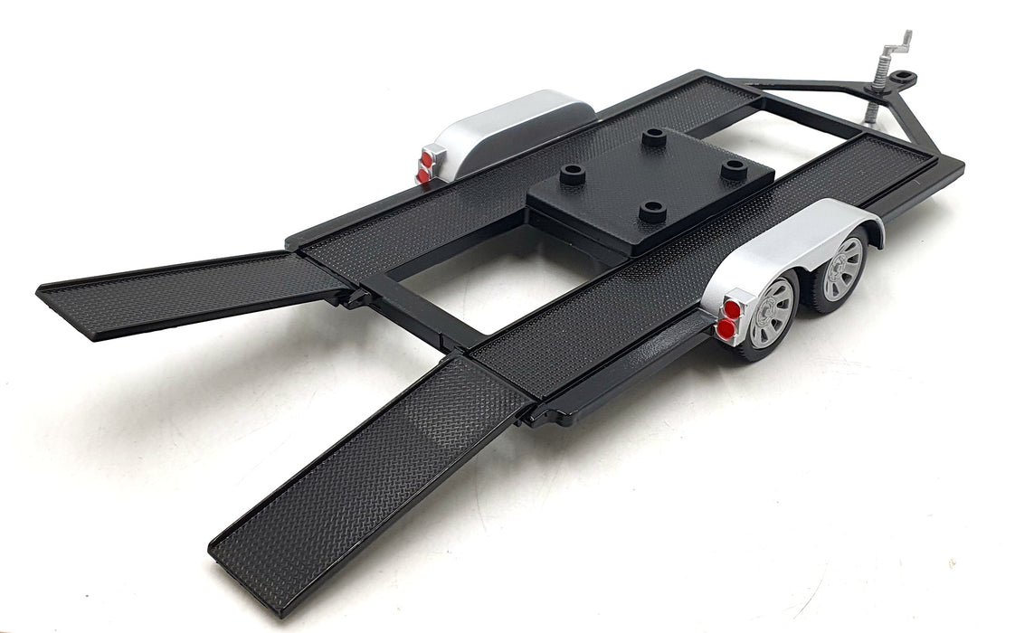 Motor Max 1/18 Scale Diecast 76009 - Metal Car Trailer - With Ramps