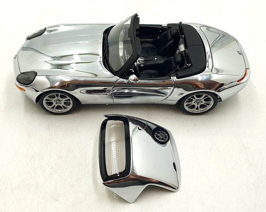 Kyosho 1/18 Scale Diecast 80 43 0 024 424 - BMW Z8 - Chrome Edition