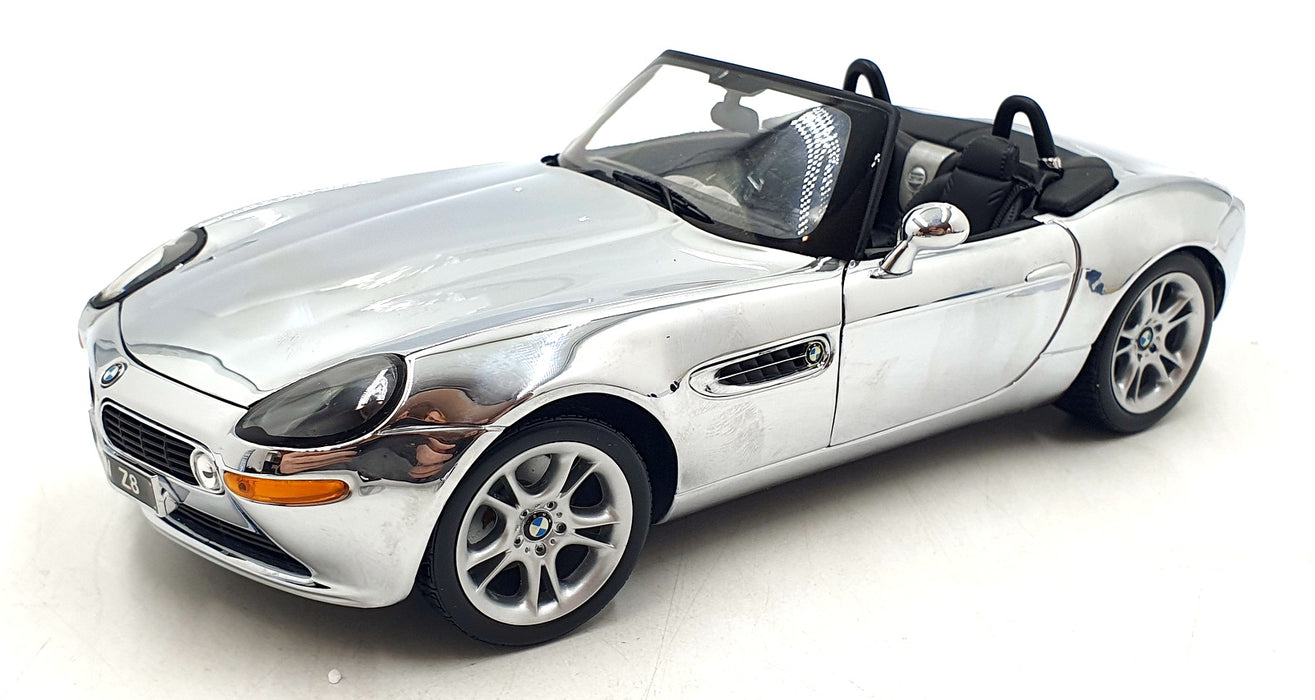 Kyosho 1/18 Scale Diecast 80 43 0 024 424 - BMW Z8 - Chrome Edition