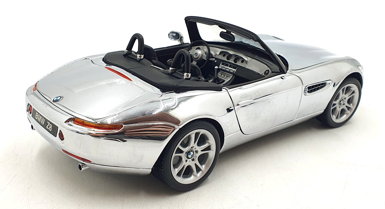 Kyosho 1/18 Scale Diecast 80 43 0 024 424 - BMW Z8 - Chrome Edition