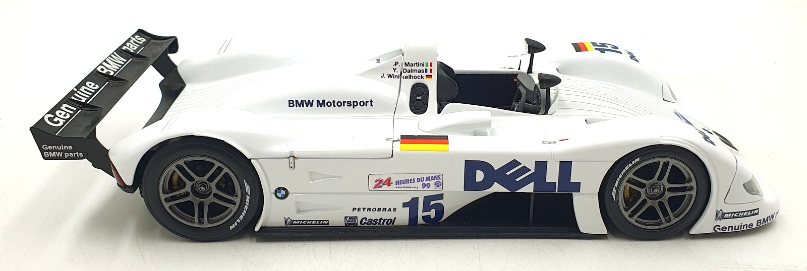 Kyosho 1/18 Scale Diecast 80 43 9 418 135 - BMW V12 LMR 1999 Le Mans 24H #15