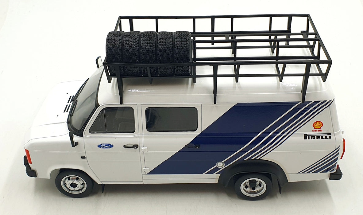 IXO Models 1/18 Scale 18RMC058XE - 1979 Ford Transit Mk II - White/Blue