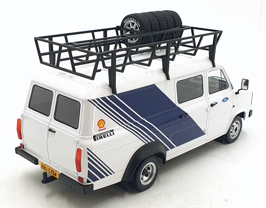 IXO Models 1/18 Scale 18RMC058XE - 1979 Ford Transit Mk II - White/Blue