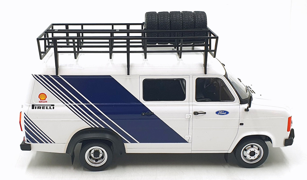IXO Models 1/18 Scale 18RMC058XE - 1979 Ford Transit Mk II - White/Blue