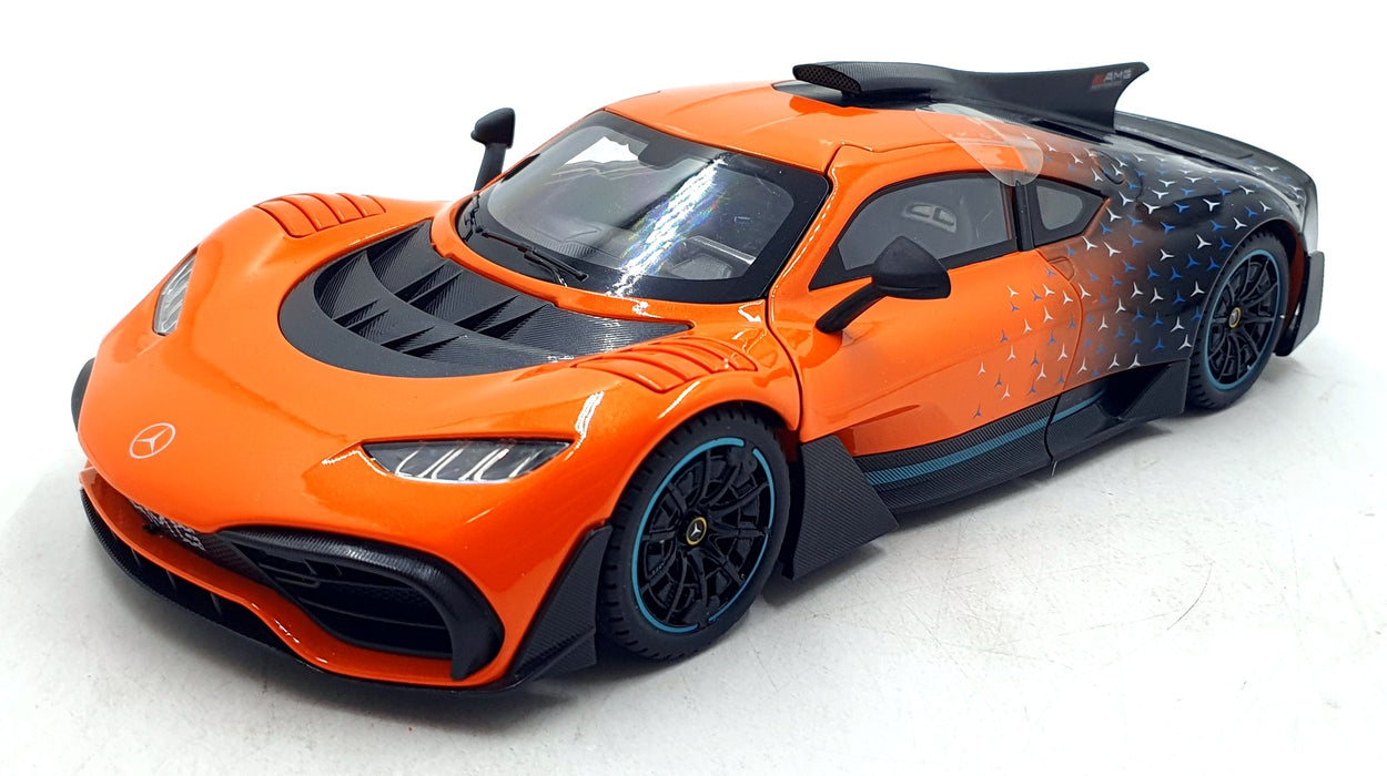 Jinlifang 1/18 Scale Diecast 1901-470 - Mercedes AMG One - Orange/Black