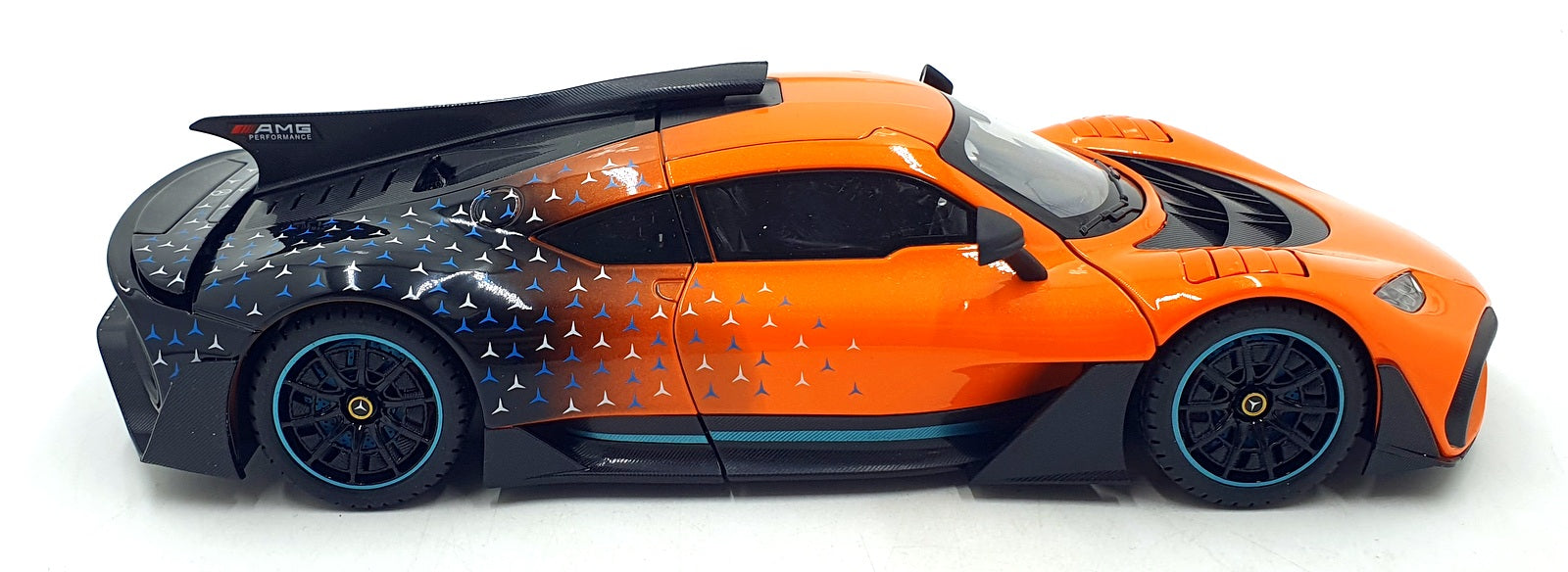 Jinlifang 1/18 Scale Diecast 1901-470 - Mercedes AMG One - Orange/Black