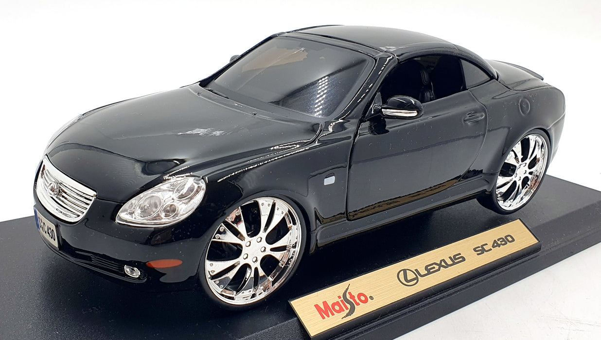 Maisto 1/18 Scale Diecast 36022 - Lexus SC 430 - Black