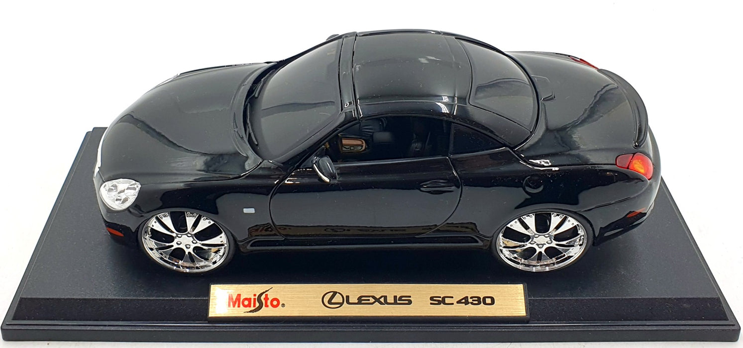 Maisto 1/18 Scale Diecast 36022 - Lexus SC 430 - Black