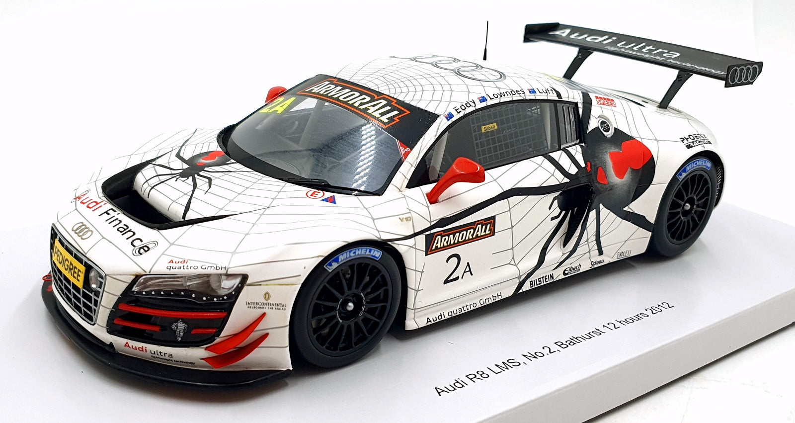 Spark 1/18 Scale Resin 18AS004 - Audi R8 LMS #2 Bathurst 12H 2012