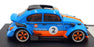 Champion Models 1/18 Scale 131026B - VW Beetle #2 Gulf-Porsche - Blue/Orange