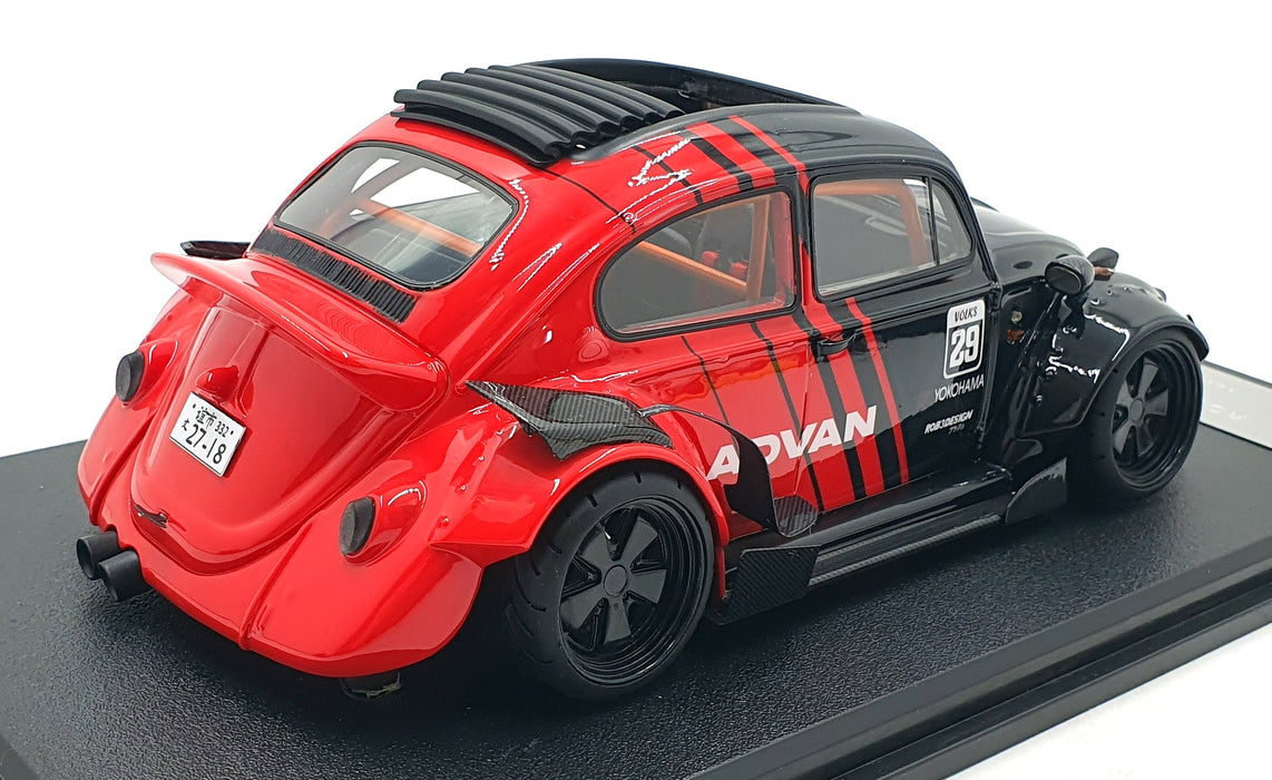 Champion Models 1/18 Scale 131026A - VW Beetle #29 Advan - Black/Red
