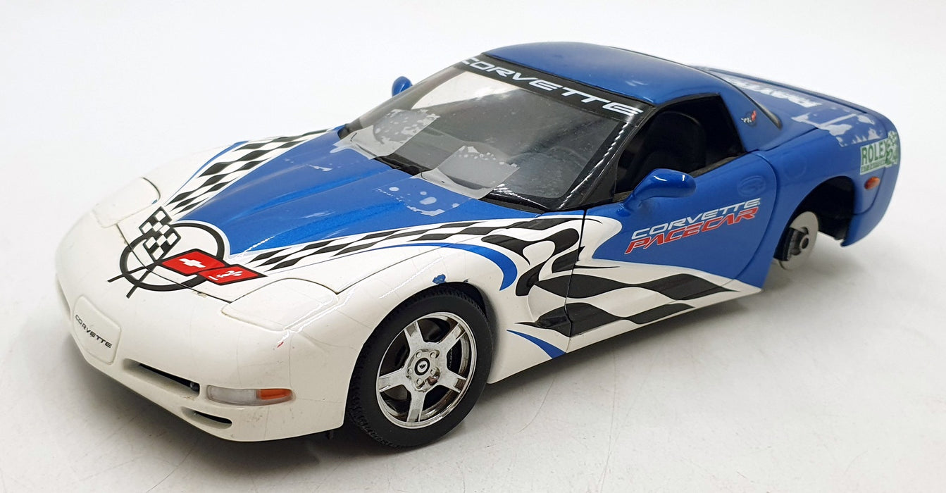 UT 1/18 Scale Diecast 11026B - Chevrolet Corvette Pace Car - Blue/White
