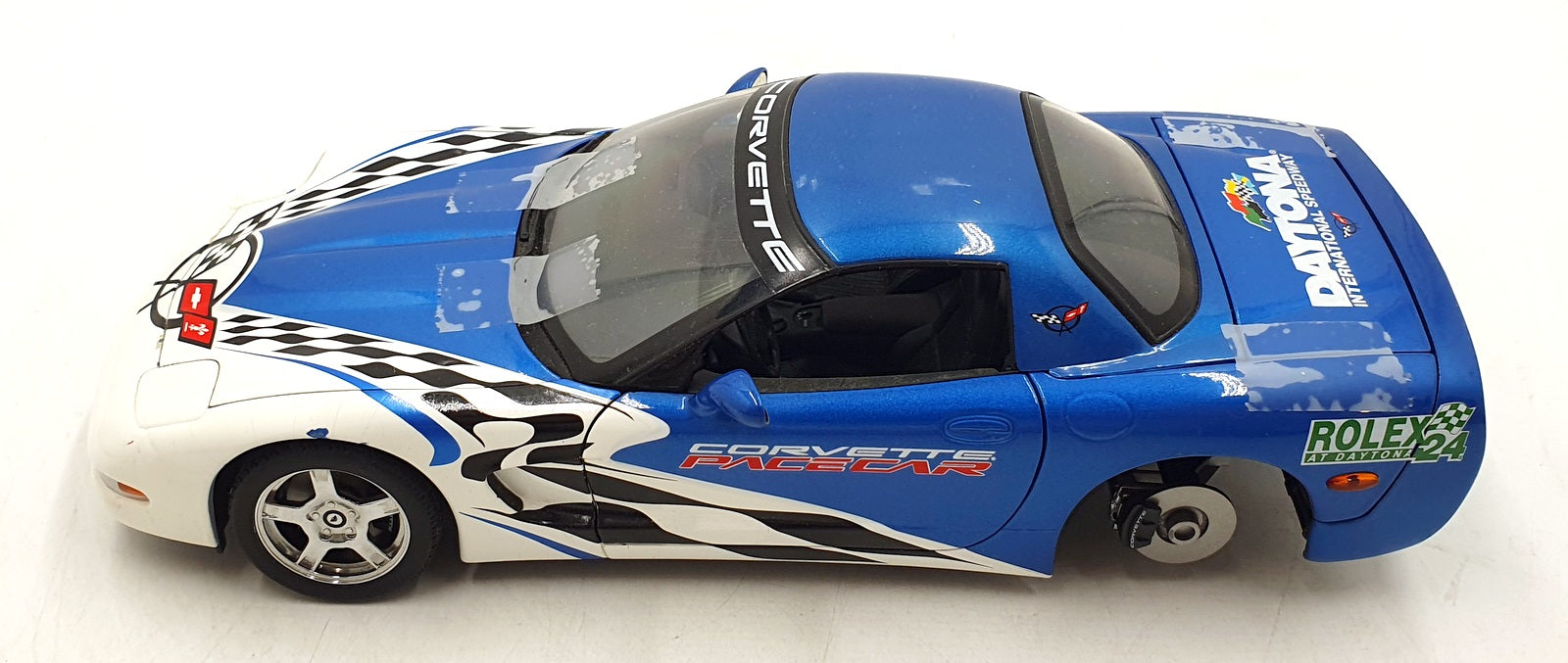 UT 1/18 Scale Diecast 11026B - Chevrolet Corvette Pace Car - Blue/White