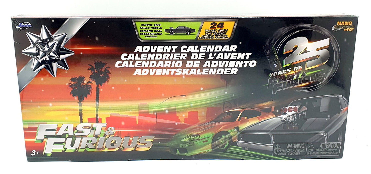 Jada Nano 37872 - Fast And Furious 24 Diecast Vehicle Advent Calendar 