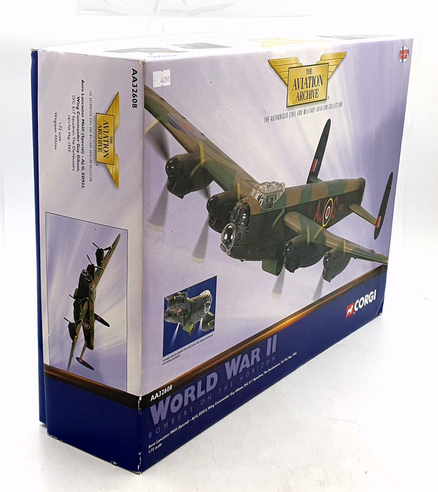 Corgi 1/72 Scale Diecast AA32608 Avro Lancaster Mk3 AJ-G ED932 Dambusters 1943