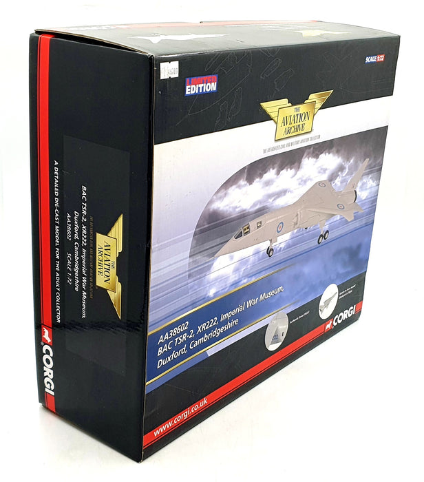 Corgi 1/72 Scale Diecast AA38602 BAC TS-2 XR222 Imperial War Museum Duxford