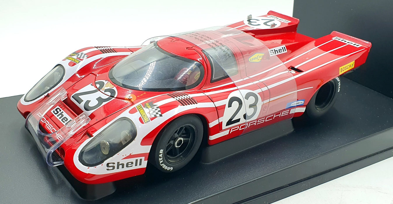Autoart 1/18 Scale 80032 - Porsche 917K 1970 Le Mans Winner #23 - Red/White