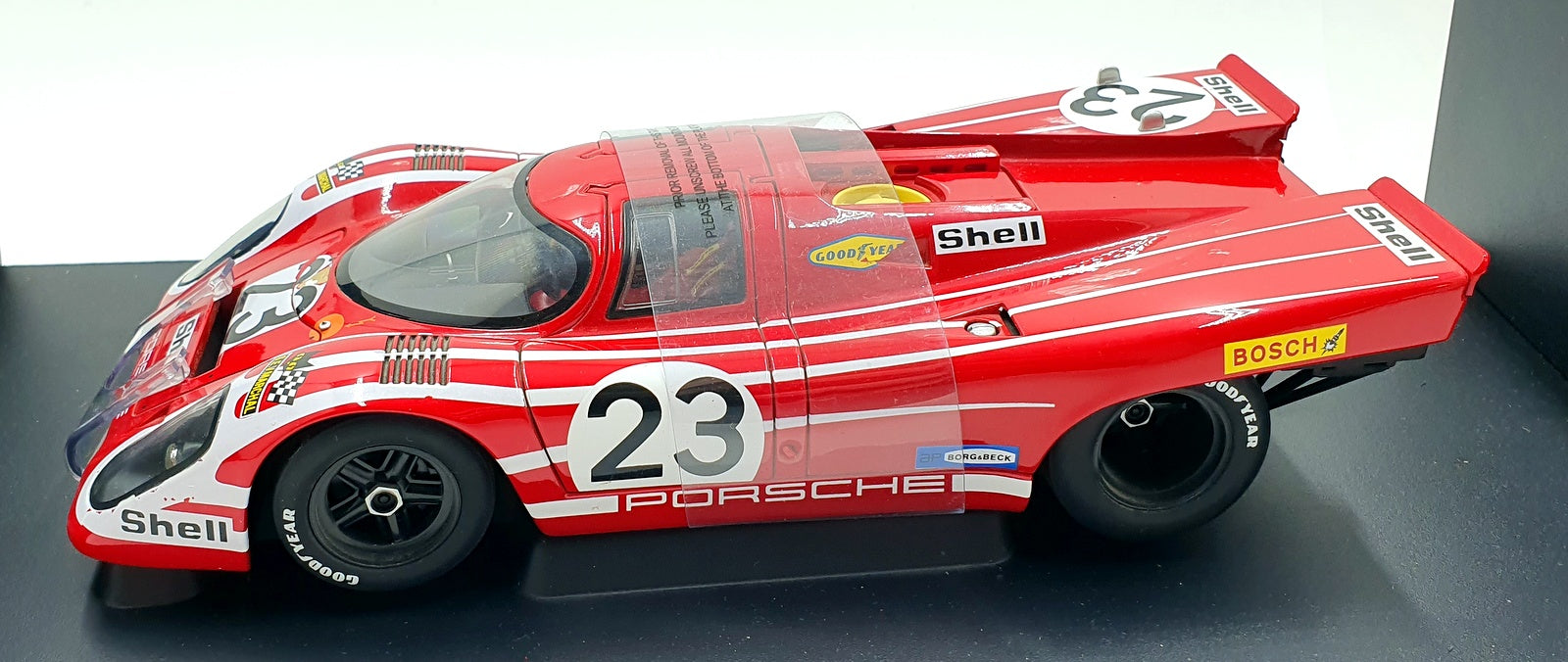Autoart 1/18 Scale 80032 - Porsche 917K 1970 Le Mans Winner #23 - Red/White