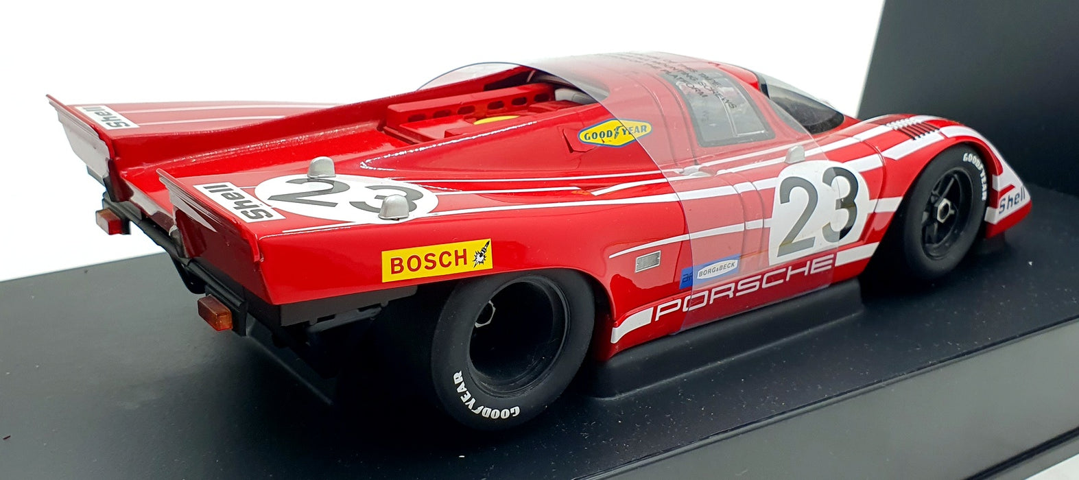 Autoart 1/18 Scale 80032 - Porsche 917K 1970 Le Mans Winner #23 - Red/White