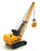 Joal 1/50 Scale Diecast 225 - Caterpillar 225 Digging Crane - Yellow