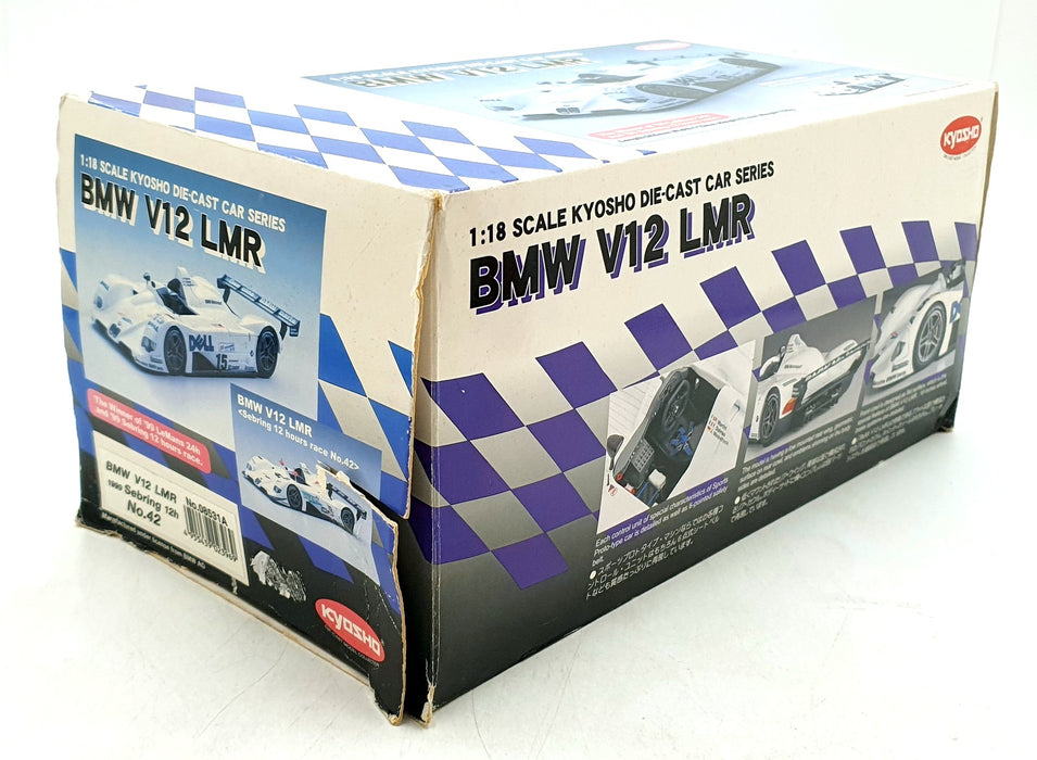 Kyosho 1/18 Scale 08531A - BMW V12 LMR 1999 Sebring 12H Le Mans #42