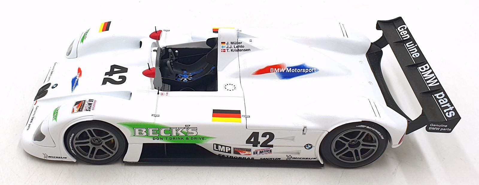 Kyosho 1/18 Scale 08531A - BMW V12 LMR 1999 Sebring 12H Le Mans #42