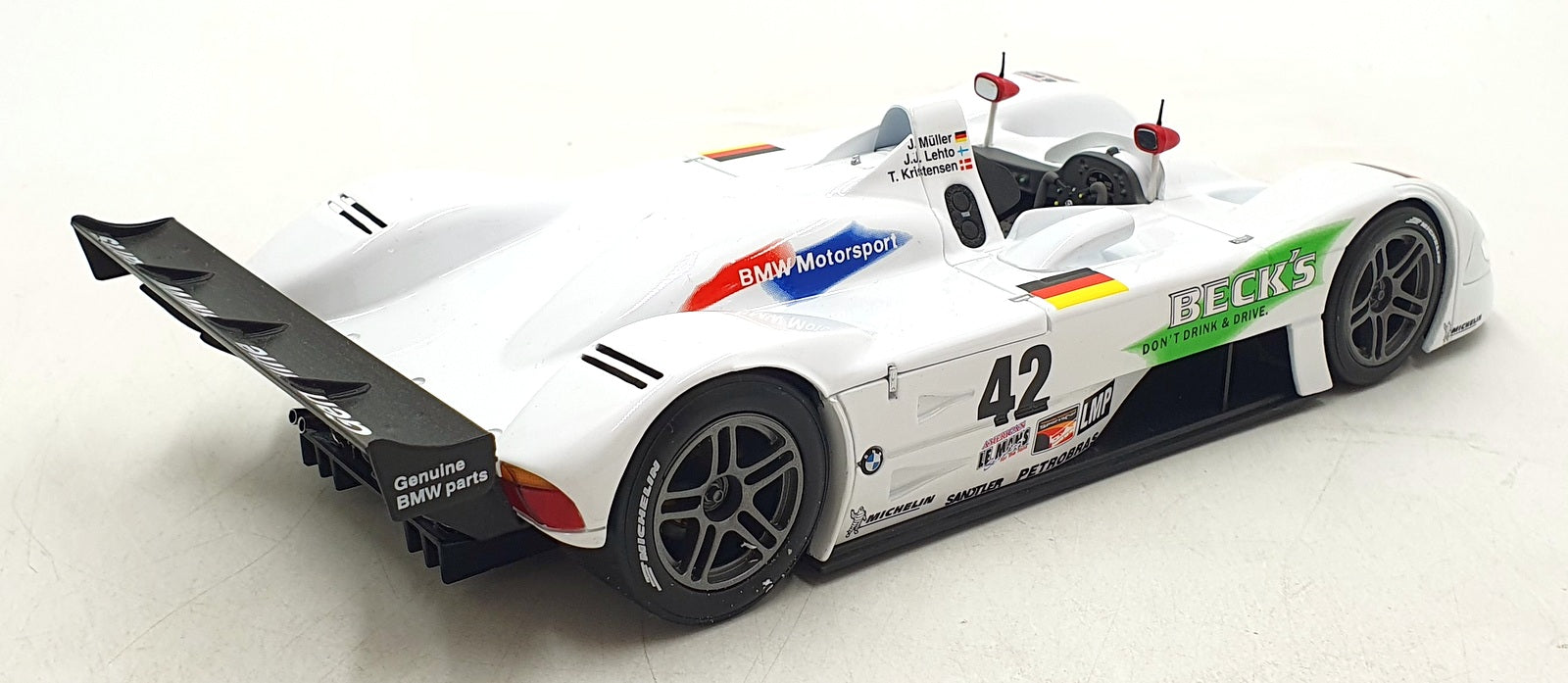 Kyosho 1/18 Scale 08531A - BMW V12 LMR 1999 Sebring 12H Le Mans #42