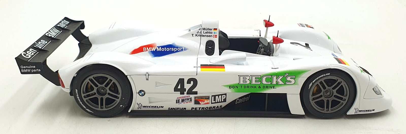 Kyosho 1/18 Scale 08531A - BMW V12 LMR 1999 Sebring 12H Le Mans #42