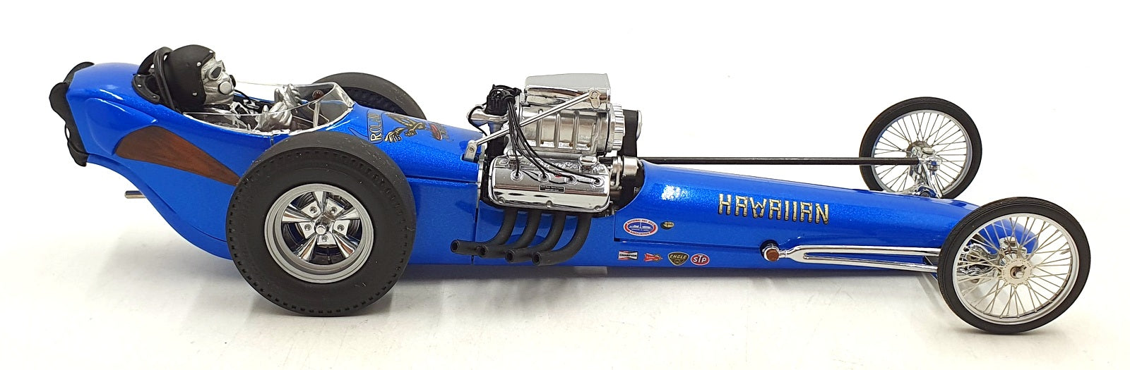 GMP 1/18 scale Diecast 1800817 - Hawaiian Top Fuel Dragster - Blue