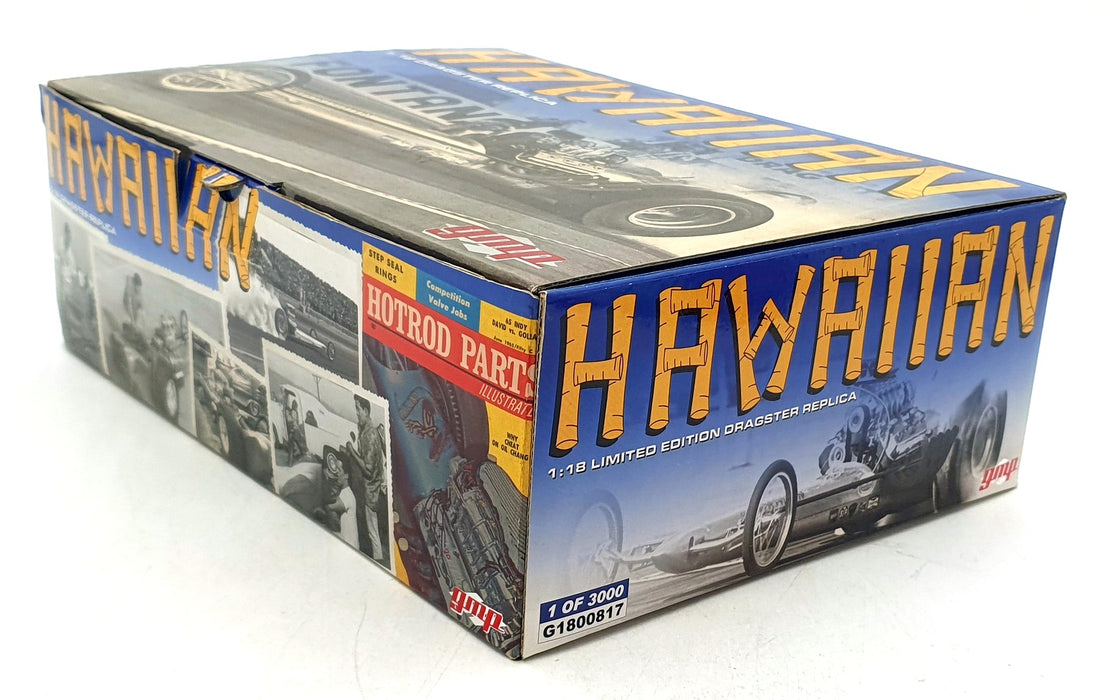 GMP 1/18 scale Diecast 1800817 - Hawaiian Top Fuel Dragster - Blue