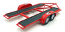 GMP Greenlight 1/18 Scale Diecast Car Trailer 18907 - So Cal Trailer - Red