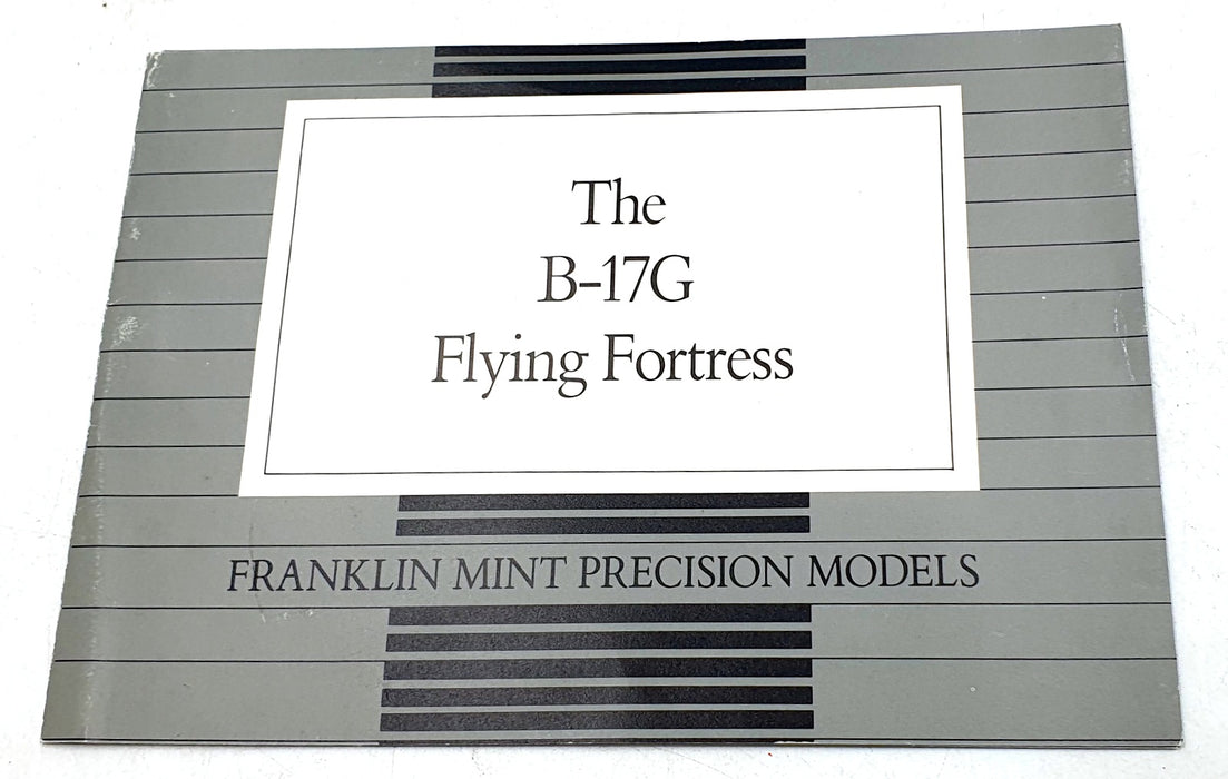 Franklin Mint 1/96 Scale Deicast B12RB48 - B-17G Flying Fortress - Silver