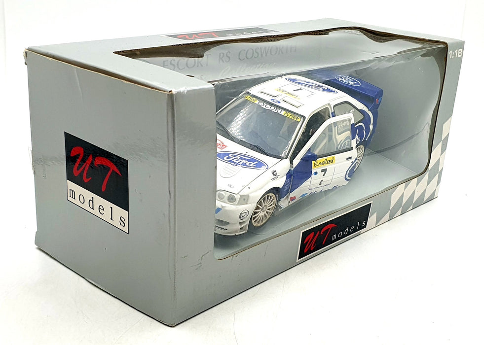 UT Models 1/18 Scale Diecast 39850 Ford Escort Cosworth WRC Kankkunen 1998