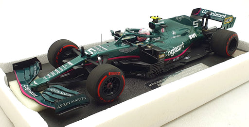 Minichamps 1/18 Scale 117 210705 F1 Aston Martin AMR21 Azerbaijan GP 2021 Vettel