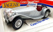 Burago 1/18 Scale Diecast 3006 - Jaguar SS100 - Silver/Red Seats