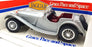 Burago 1/18 Scale Diecast 3006 - Jaguar SS100 - Silver/Red Seats