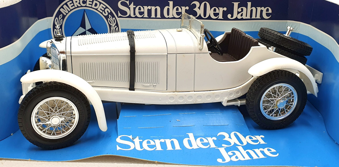Burago 1/18 Scale 3002 - 1931 Mercedes Benz SSKL - White