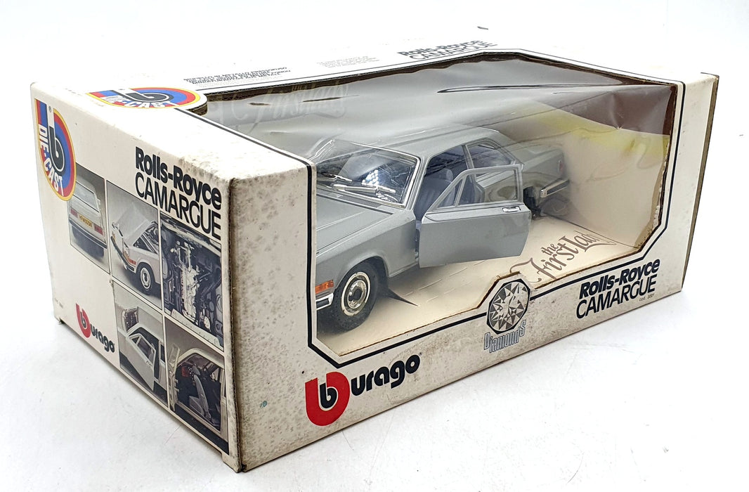 Burago 1/22 Scale Diecast 3001 - Rolls Royce Carmargue - Silver