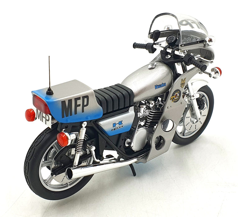 Ace Model Cars 1/18 Scale ACEZ1000 - Goose Kwaka Z1000 Police Bike - Silver
