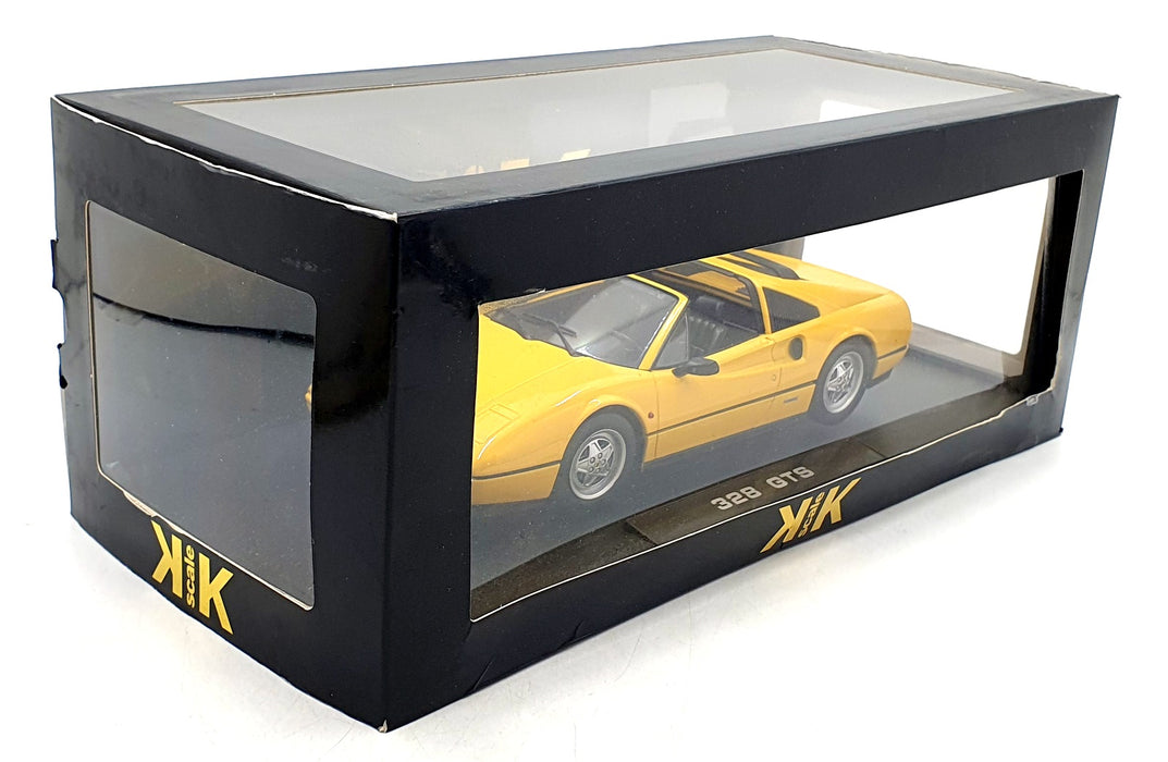 KK Scale 1/18 Scale Diecast KKDC180552 - 1985 Ferrari 328 GTS - Yellow