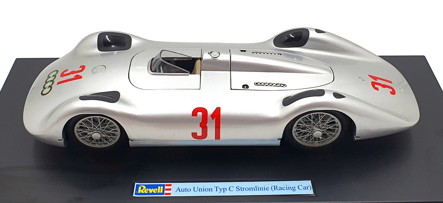 Revell 1/18 Scale 08436 Auto Union Typ C Stromline Racing Car #31 Silver