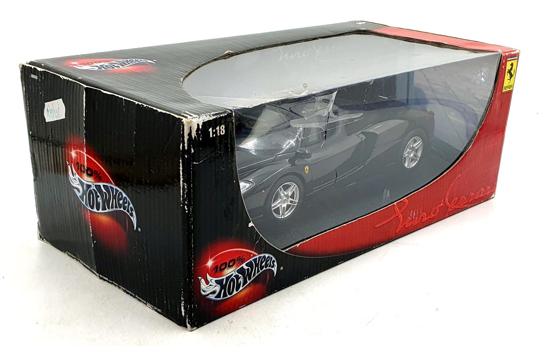 Hot Wheels 1/18 Scale Diecast B6055 - Ferrari Enzo - Black