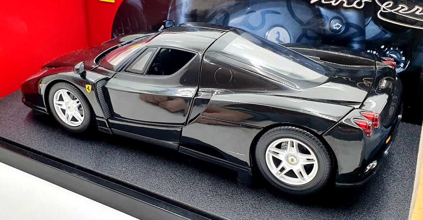 Hot Wheels 1/18 Scale Diecast B6055 - Ferrari Enzo - Black